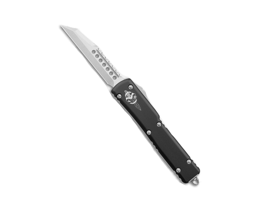 Microtech UTX-70 Hellhound Signature Series Stonewash Standard Out the Front Knife