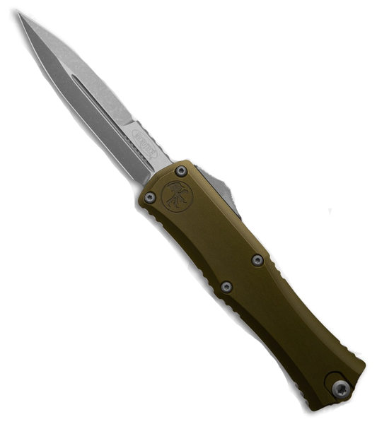 Microtech Hera II Mini Bayonet OD Green Apocalyptic Out the Front Knife