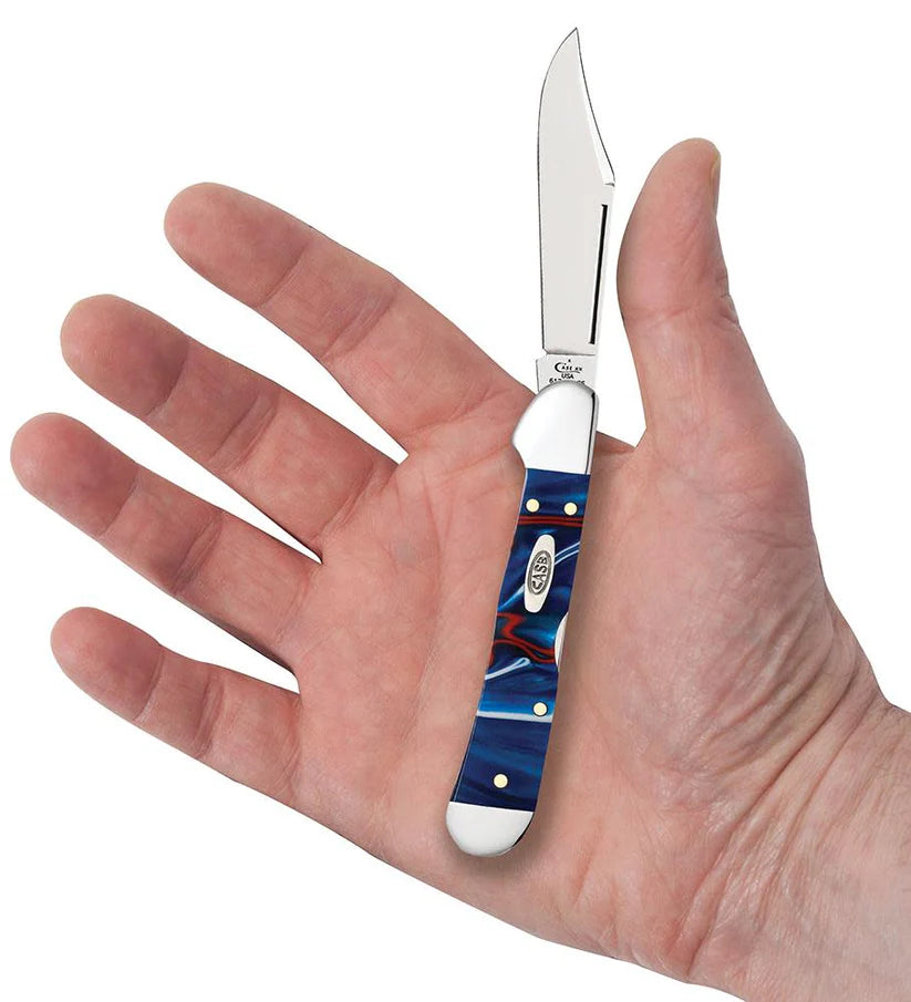Case Knives Patriotic Kirinite Mini CopperLock Folding Knife