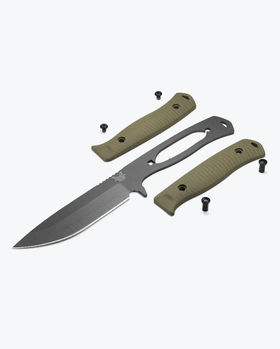 Benchmade Anonimus OD Green G10 Handle Fixed Blade Knife