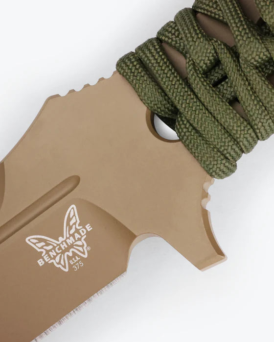 Benchmade Fixed Adamas OD Parachord Drop Point Knife