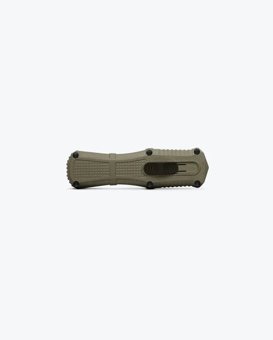 Benchmade Mini Claymore Ranger Green Out the Front Knife