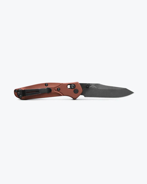 Benchmade Mini Osborne Burnt Copper Aluminum Reverse Tanto Folding Knife