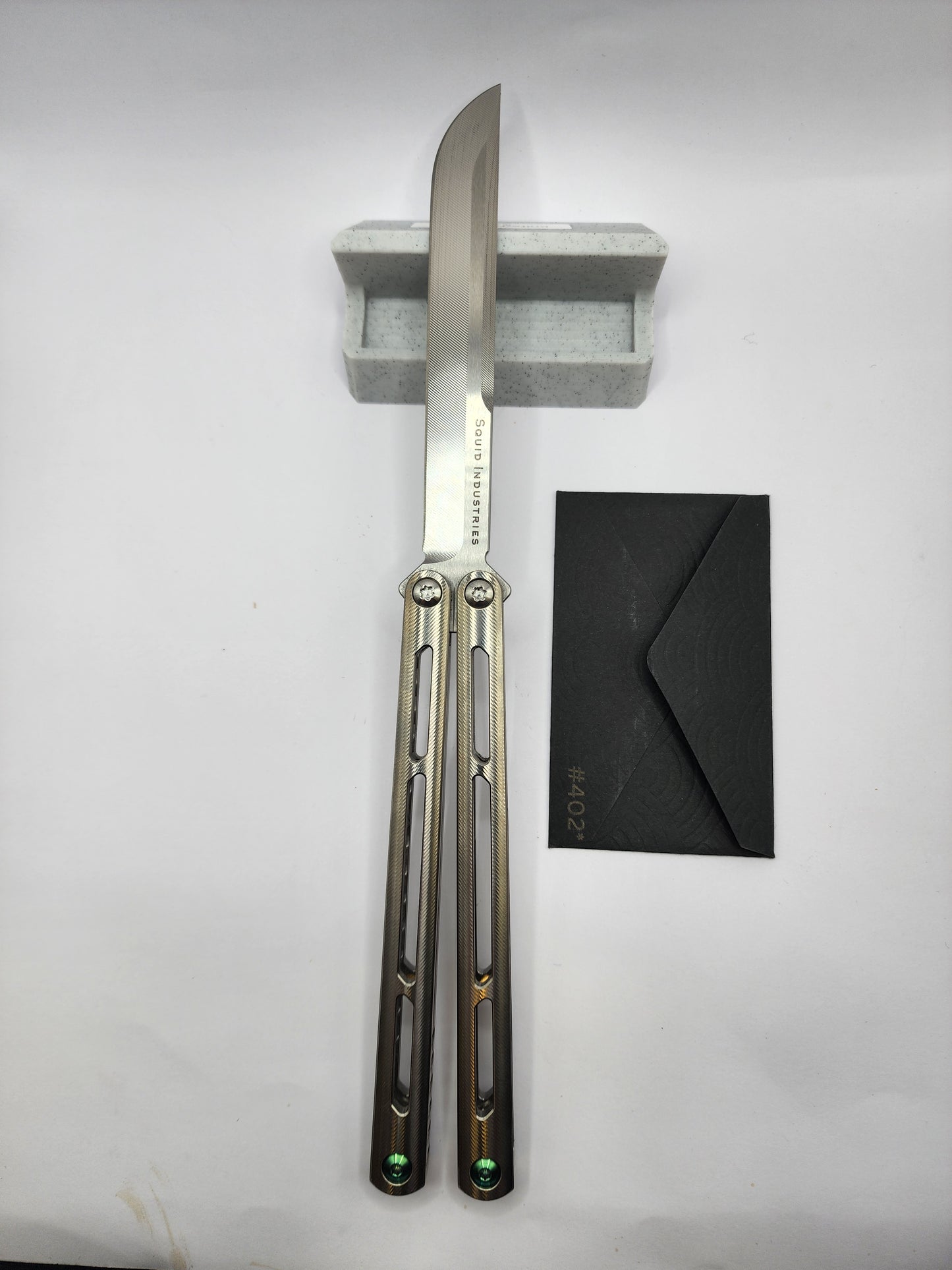 Consignment Squid Industries Tsunami Satin Balisong #402