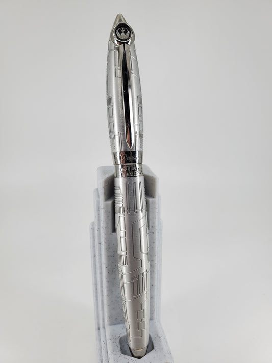 S.T. Dupont Paris STAR WARS X-Wing Fountain Pen 14k Gold Medium Limited Edition 244 of 1977