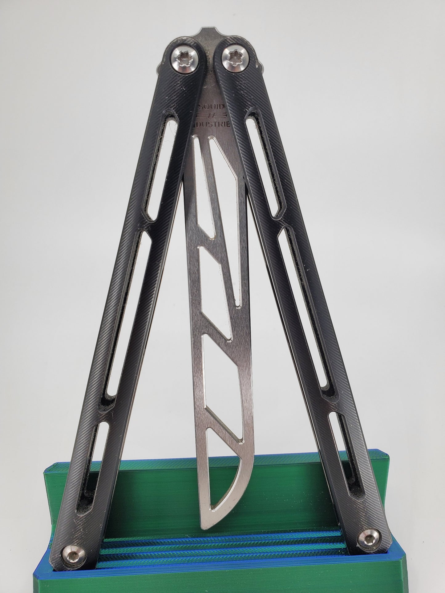 *Consignment* Squid Industries Tsunami Black Balisong Trainer