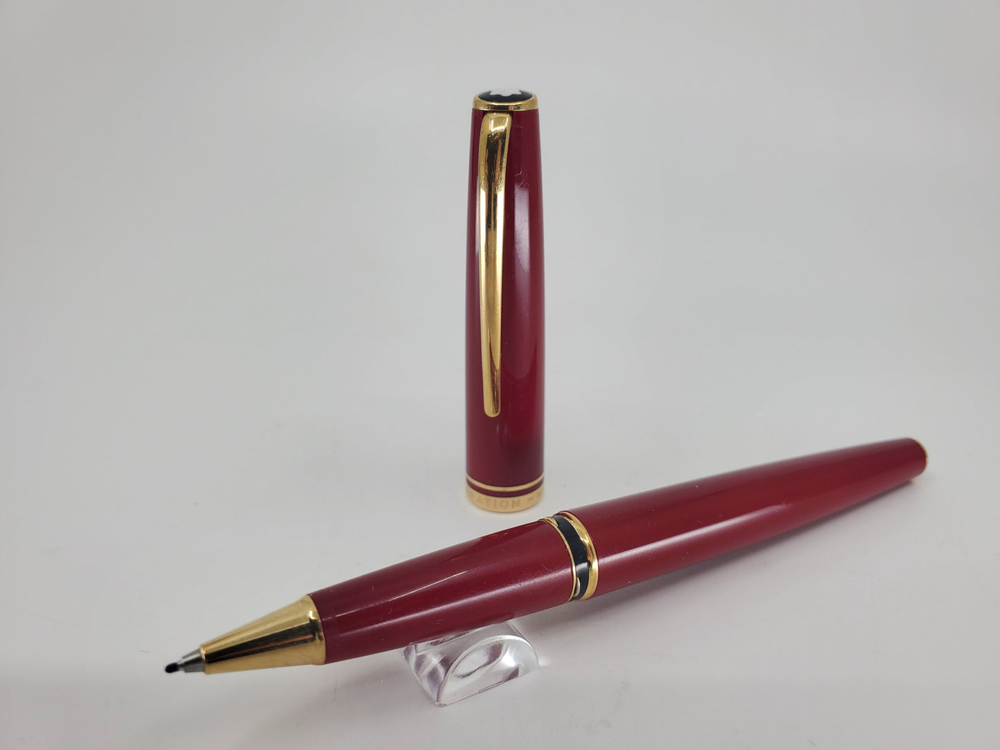 *Consignment* Montblanc MB Generations Red Fineliner Rollerball and Mechanical Pencil Set