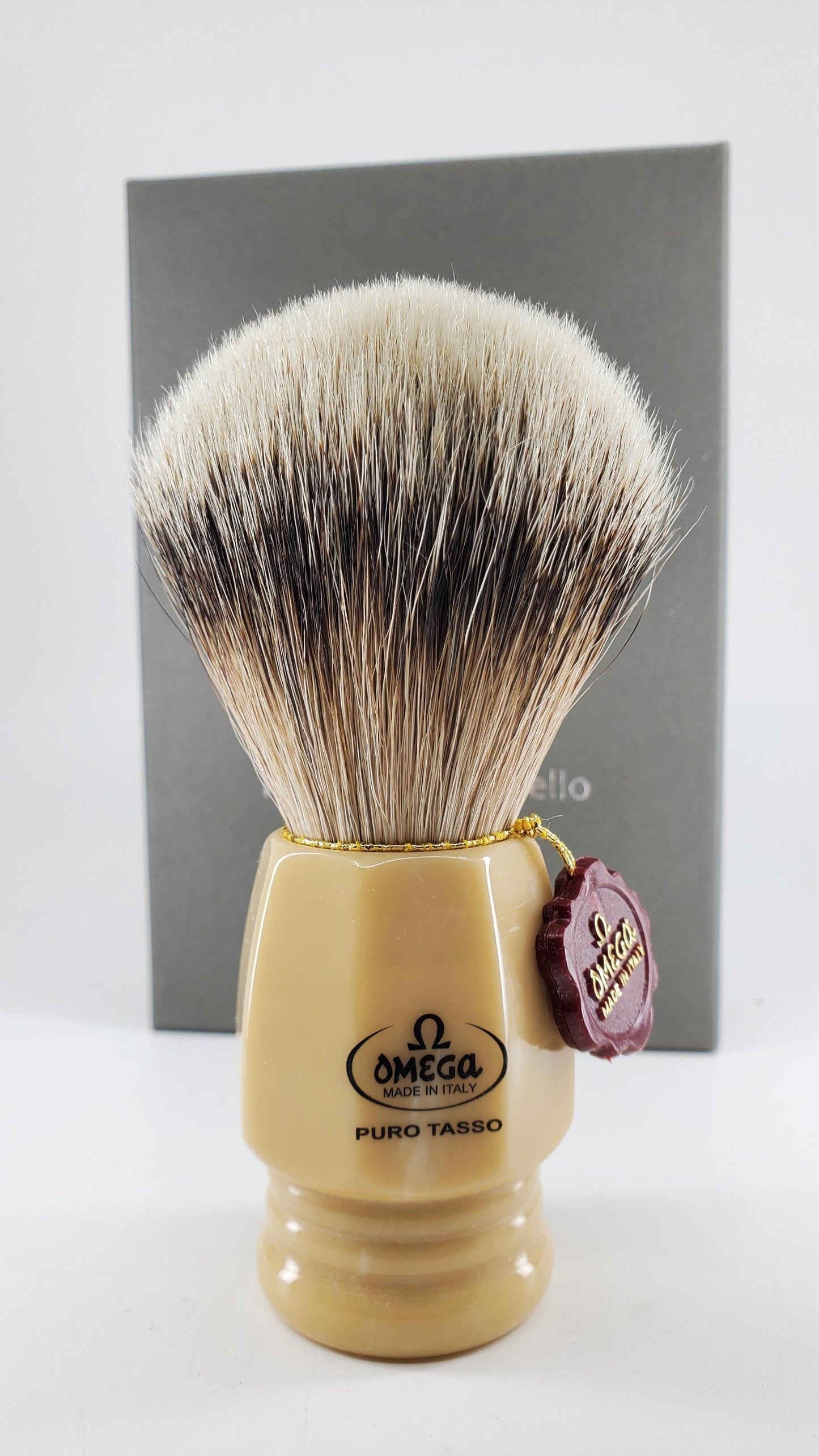 Omega 100% Pure Badger Shaving Brush #6235