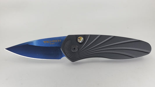 Protech Sprint Sapphire Blade Pearl Button Auto Folding Knife