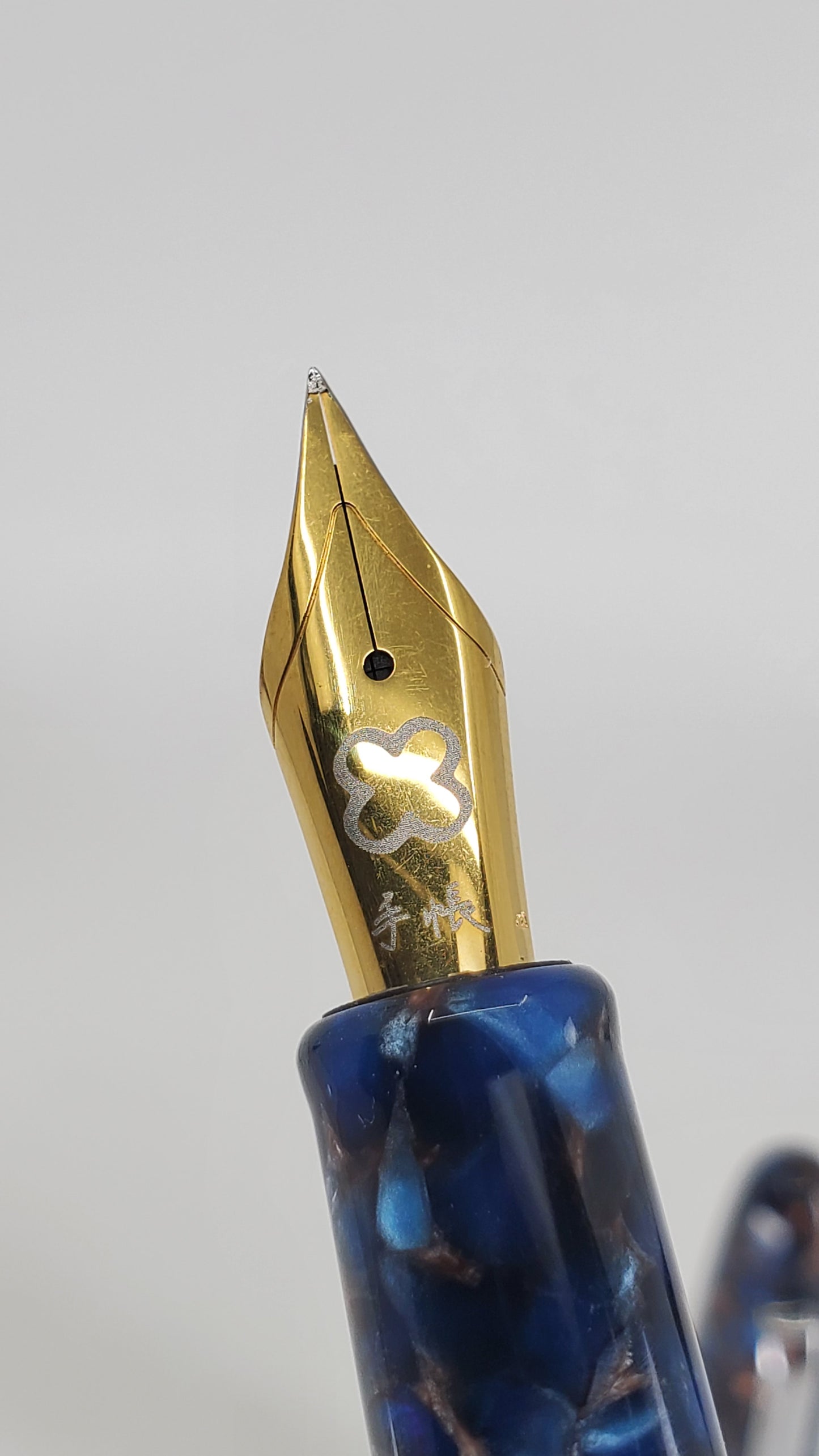 Esterbrook Estie Nouveau Blue Palladium Fountain Pen Techo Nib