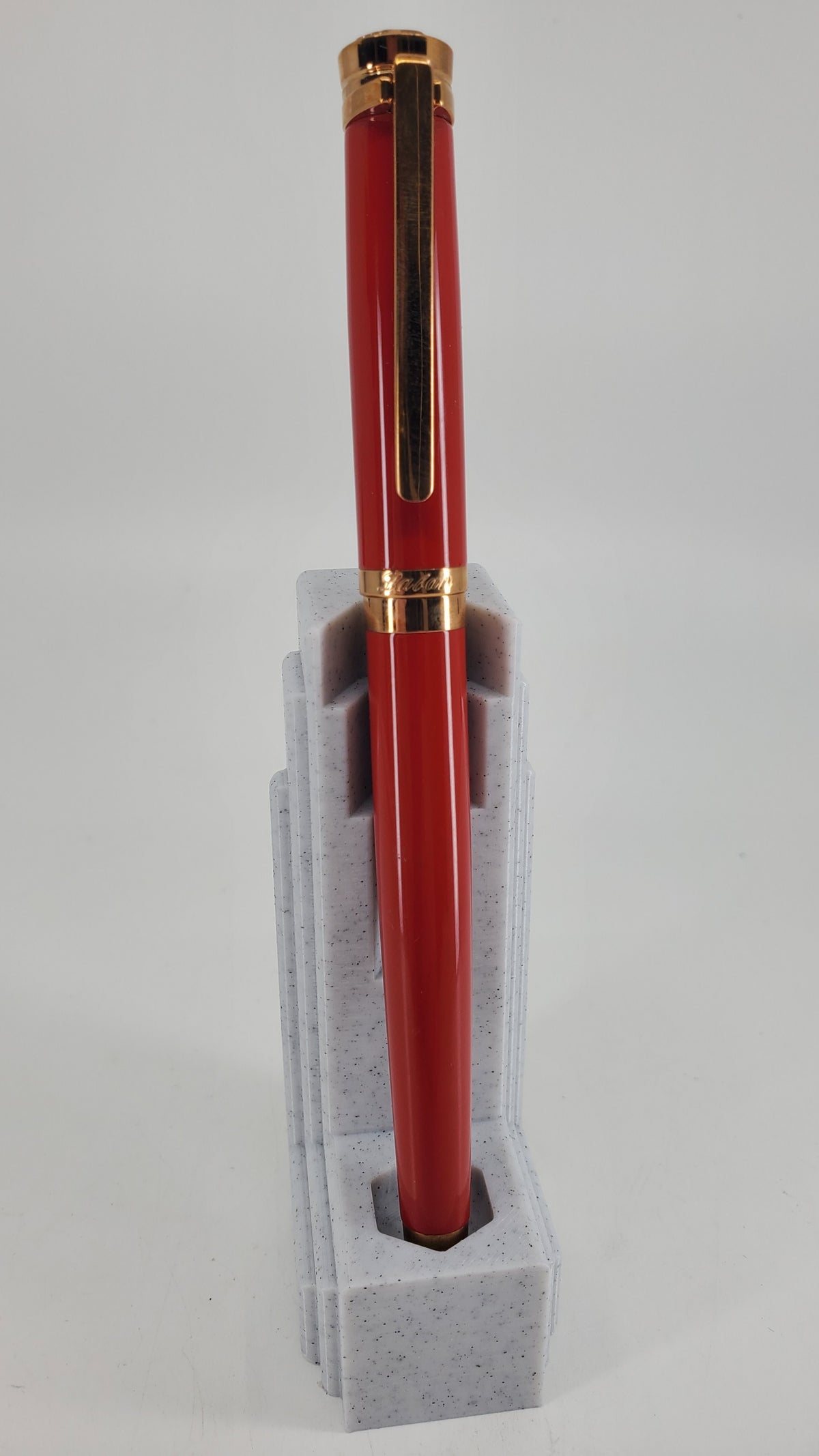 Laban Box Red Laban Red w/ Copper Accent Rollerball Pen – Penchetta