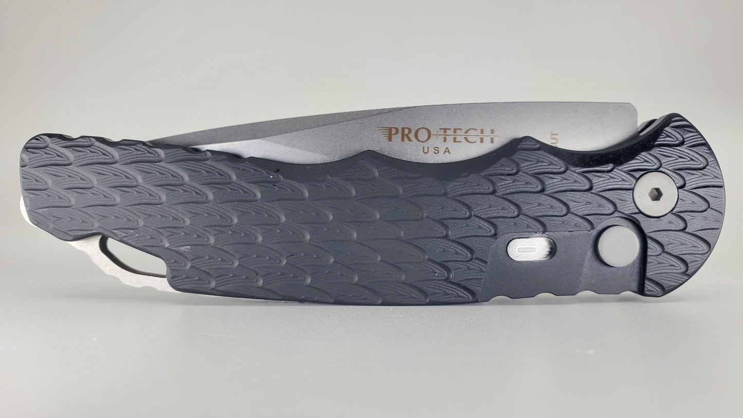 Protech Tactical Response 4 Feather Handle Magnacut Locking Auto Folding Knife