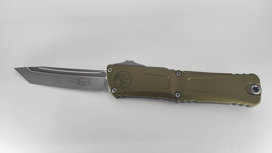 Microtech Combat Troodon T/E Gen III OD Green Apocalyptic Out the Front Knife