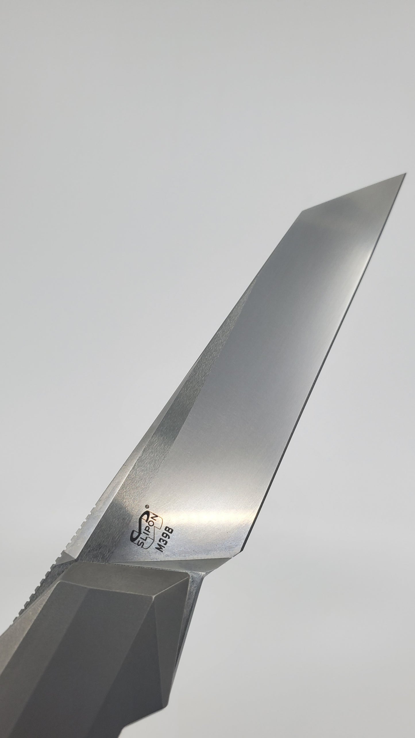 Poikilo Small Prism Pearlescent Stonewash Titanium Framelock Folding Knife