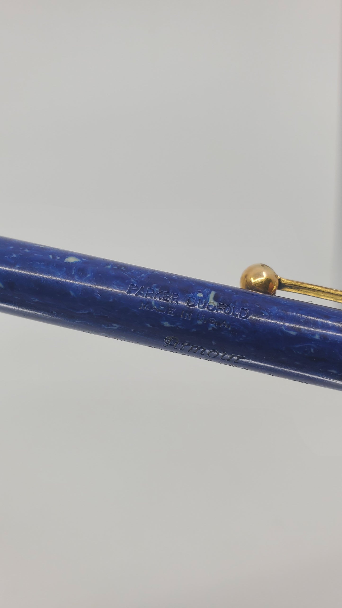 Consignment: Parker Duofold 1931 Junior Blue Lapis Mechanical Pencil