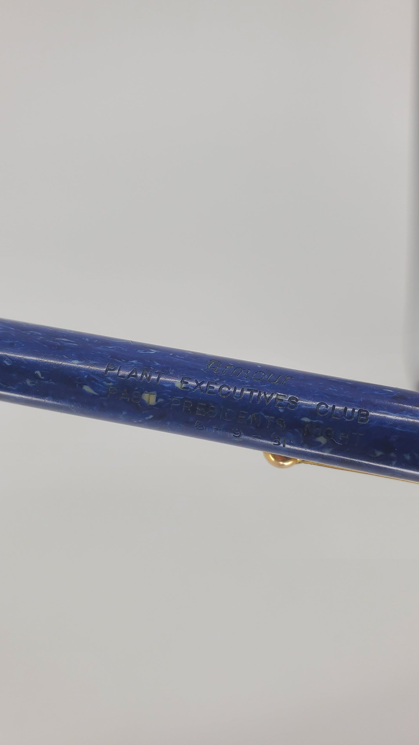 Consignment: Parker Duofold 1931 Junior Blue Lapis Mechanical Pencil