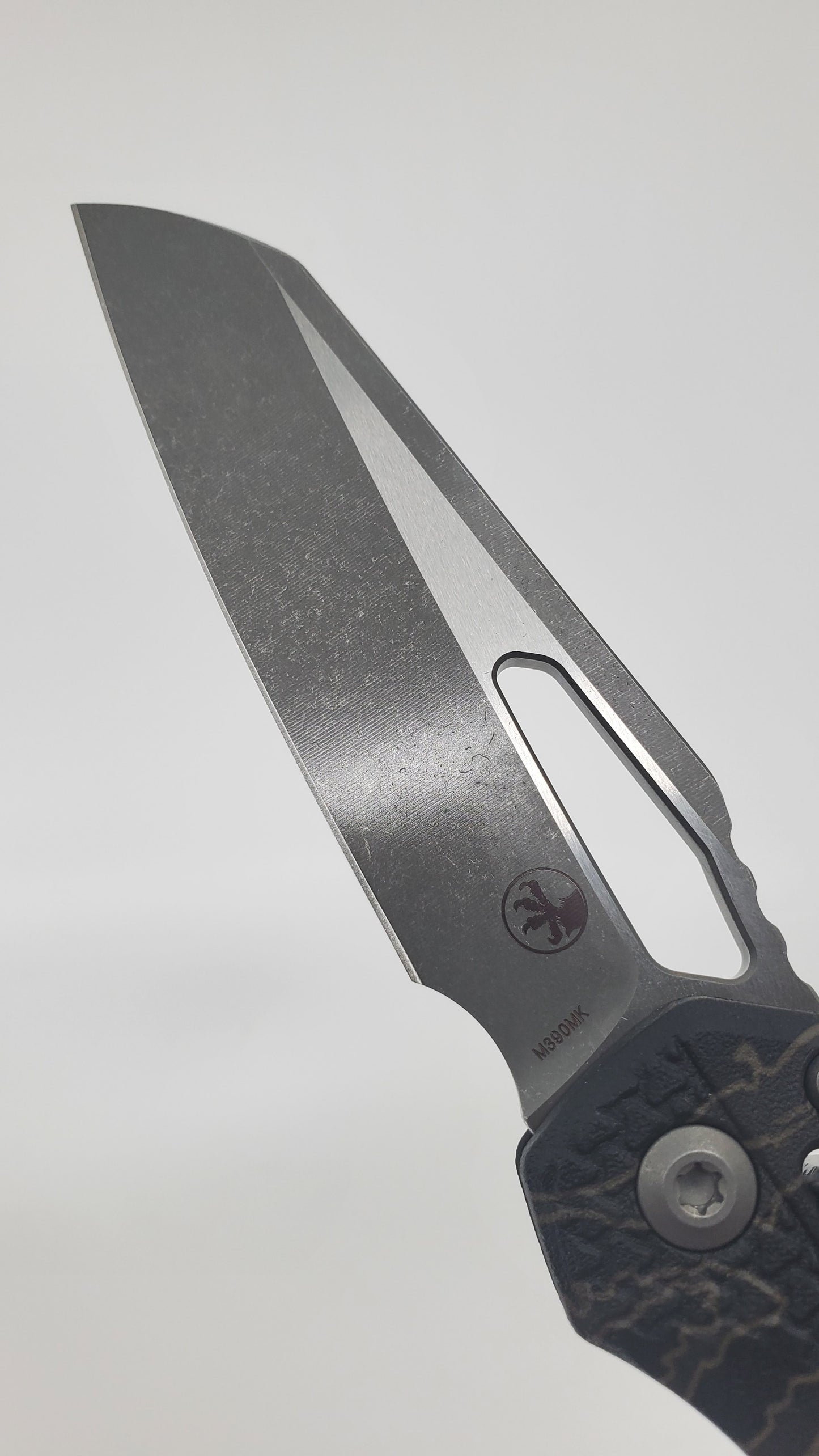 Microtech MSI S/E Tri-Grip Polymer Tiger Stripe Camo Apocalyptic Folding Knife