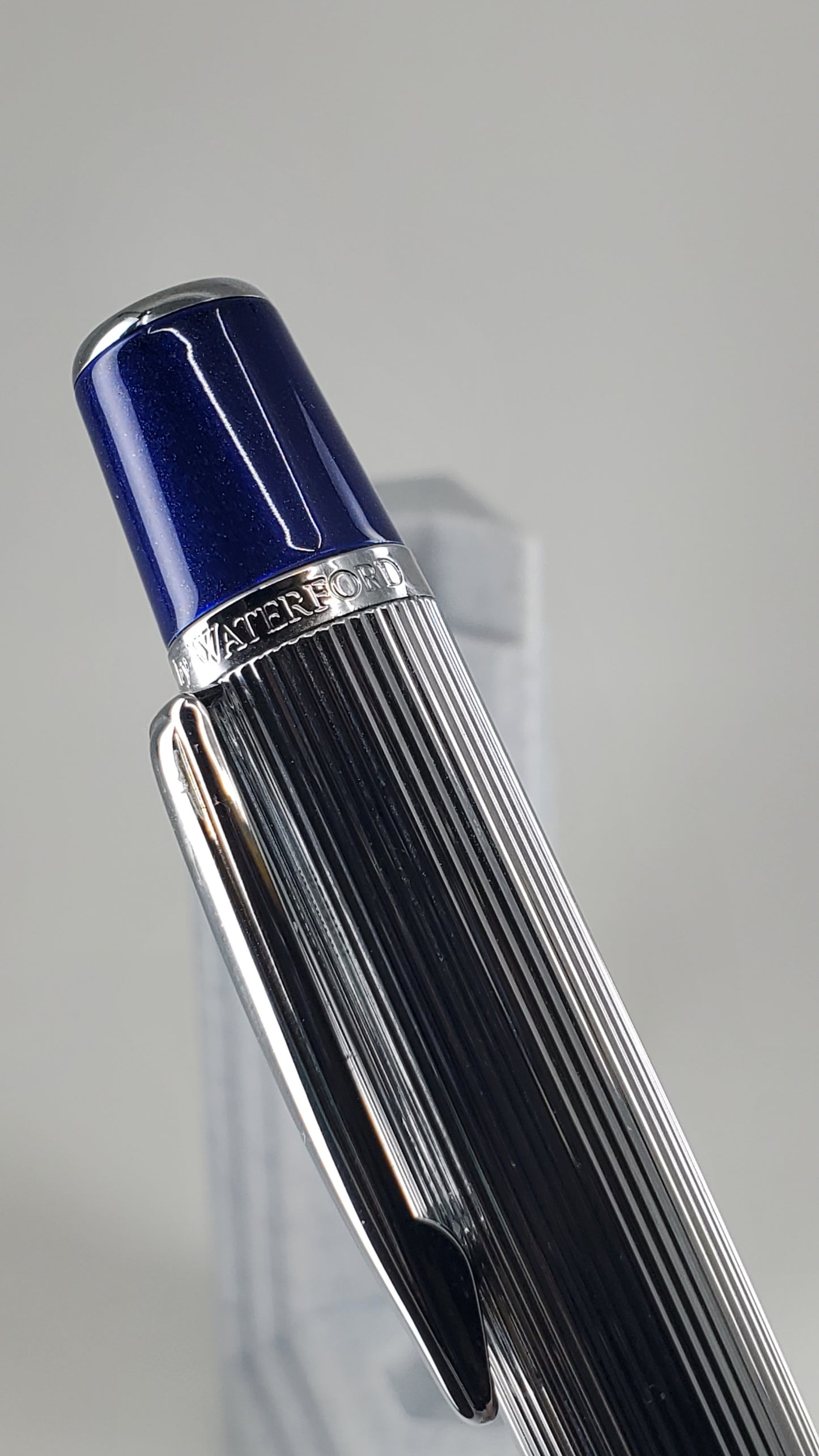 Waterford Marquis Arista Lined Navy Ballpoint Pen