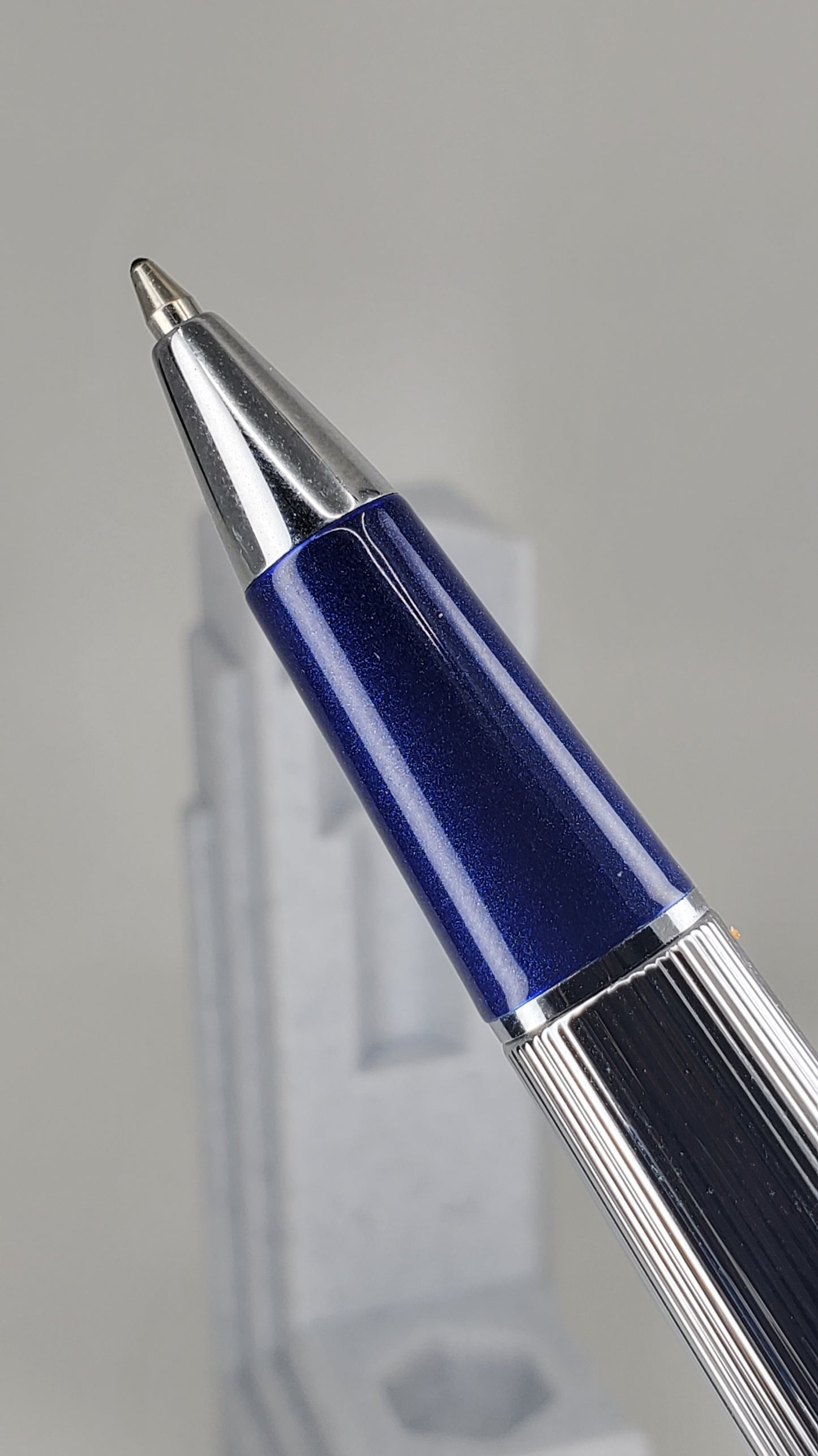 Waterford Marquis Arista Lined Navy Ballpoint Pen