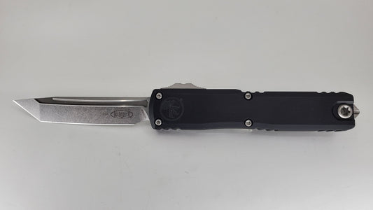 Microtech Ultratech ZBT T/E Black Stonewash Standard Out the Front Knife