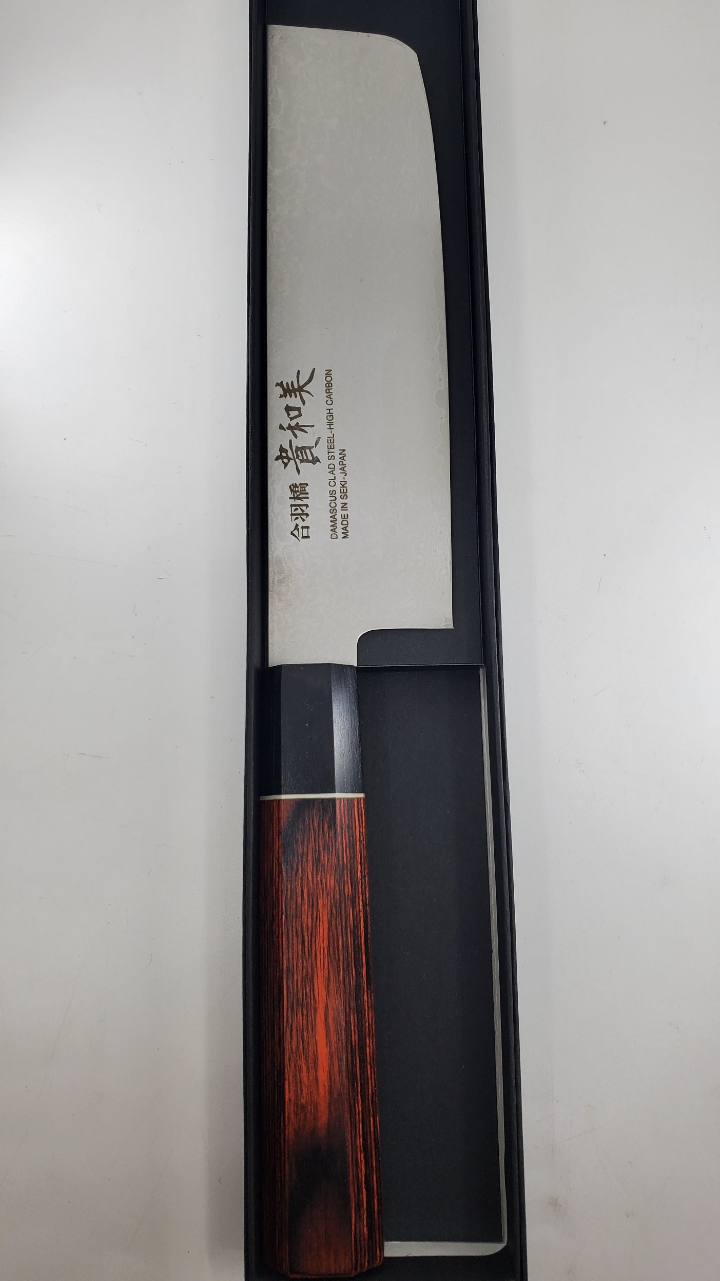 Kiwami Japanese Kitchen Knife Damascus 8A Nakiri 170mm