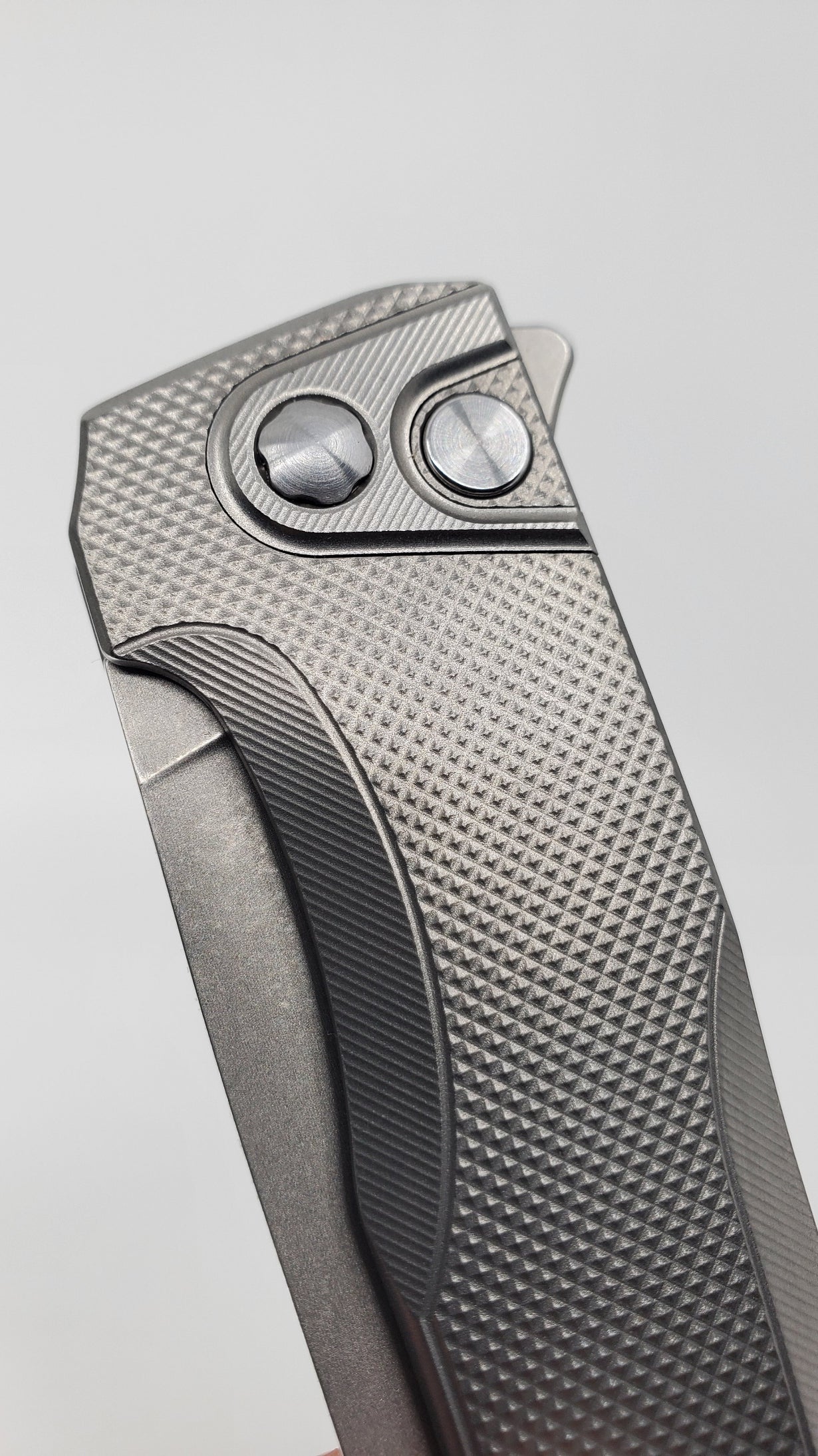 MachineWise Sonora Raw (CPM 20CV | Ti Bolster | Diamond Handle) Buttonlock Folding Knife #862