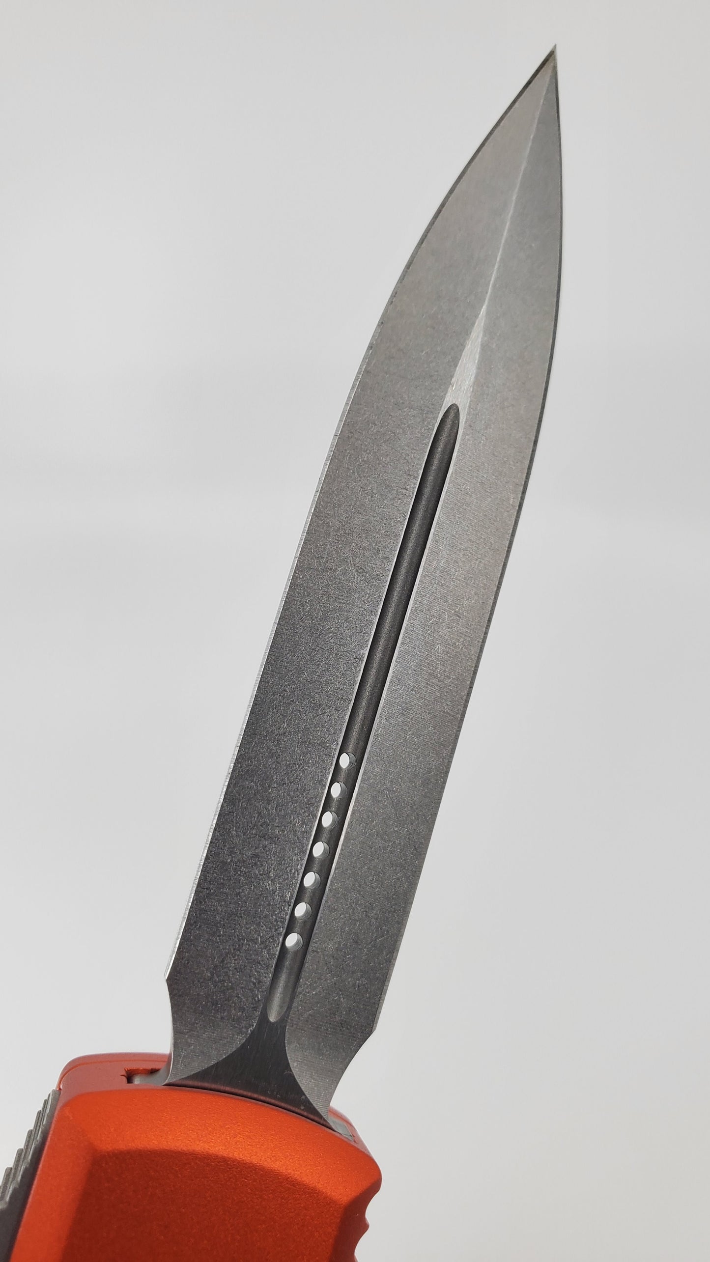 Microtech Ultratech D/E Orange Satin Out the Front Knife