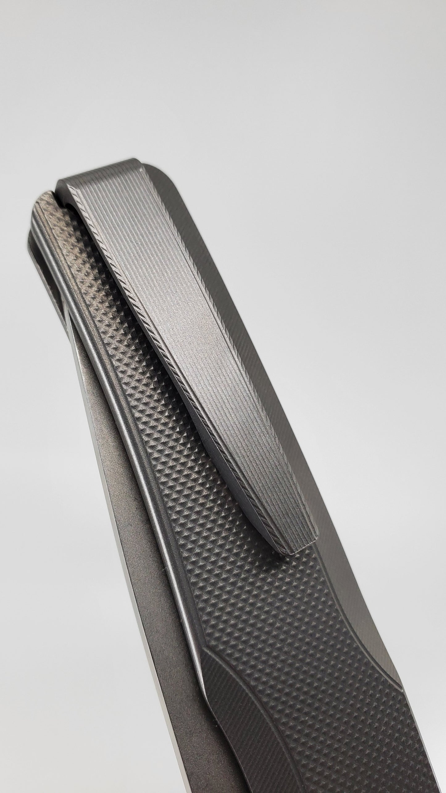 MachineWise Sonora Raw (CPM 20CV | Raw Ti Bolster | Diamonds Handle) Buttonlock Folding Knife *BLEM*
