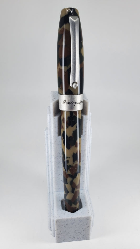 *Consignment* Montegrappa Fortuna Camo Fountain Pen Medium Nib