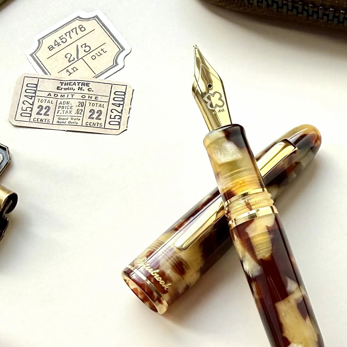 Esterbrook Estie Tortoise Gold Trim Fountain Pen