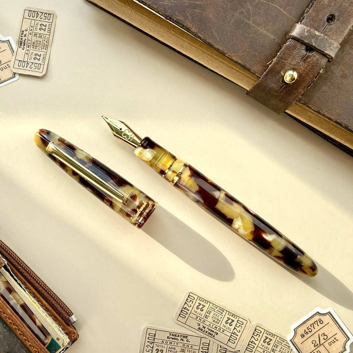 Esterbrook Estie Tortoise Gold Trim Fountain Pen