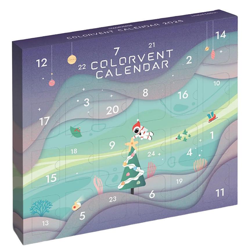 Colorverse 2026 Colorvent Ink Calendar - available late October