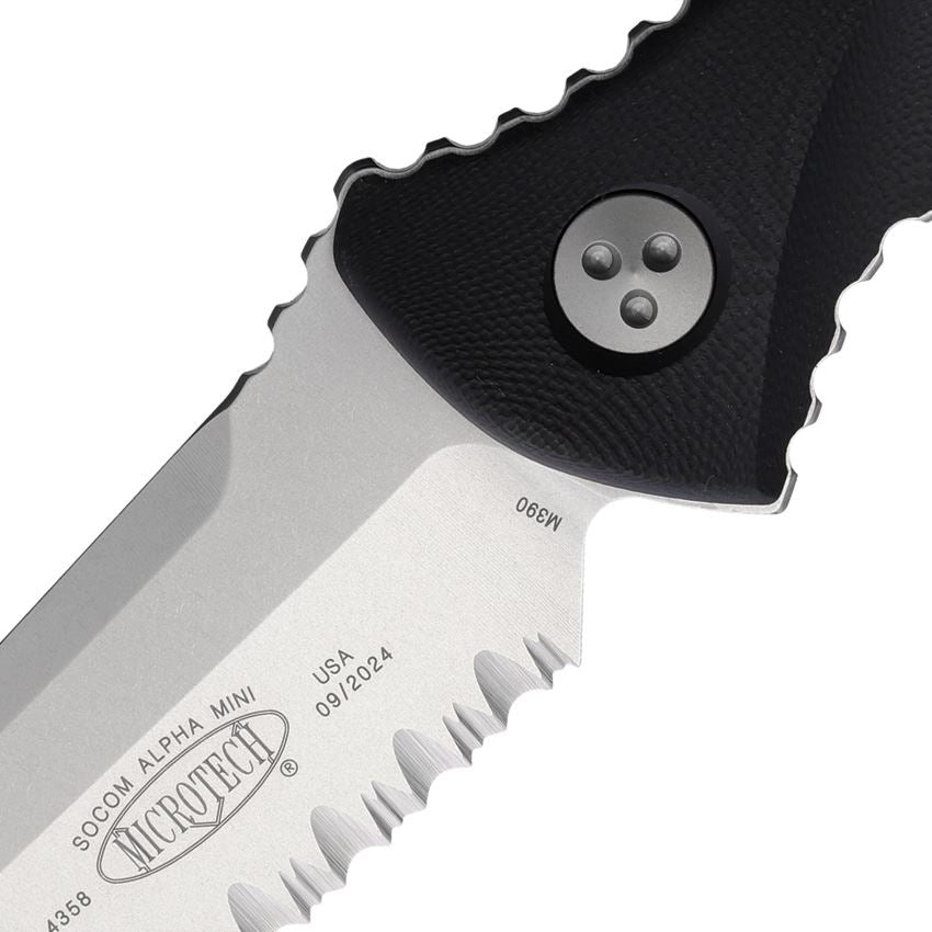 Microtech Socom Alpha Mini Partial Serrated Fixed Blade