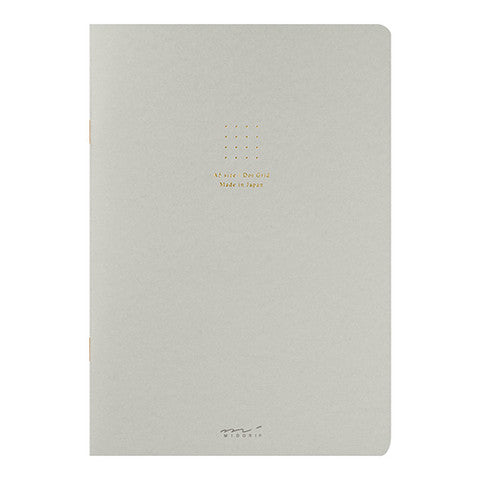 Midori Soft Color Notebook A5 Dot Grid Gray