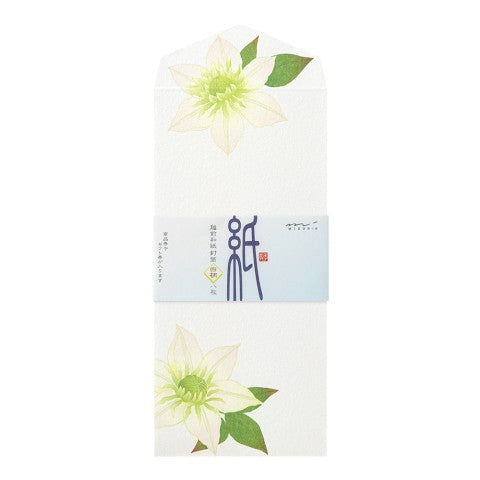 Midori Envelope 170 Four Designs Summer Flower S4