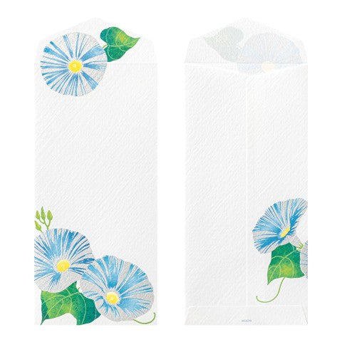 Midori Envelopes 174 Silk-Printing  Morning Glory S2