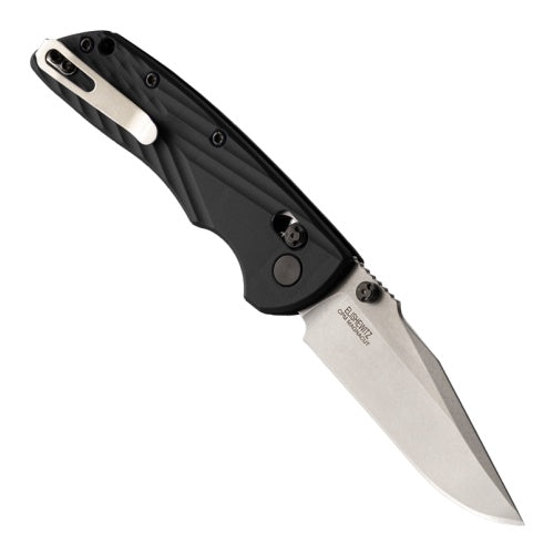 Hogue Deka Black Cerakote Handle Clip Point Magnacut Blade Folding Knife