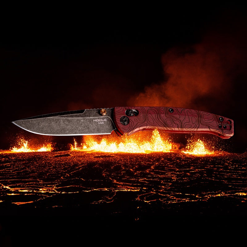 Hogue Mysto Folding Knife | Magnacut Blade w/ Richlite Handles
