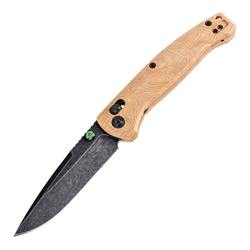 Hogue Mysto Folding Knife | Magnacut Blade w/ Richlite Handles