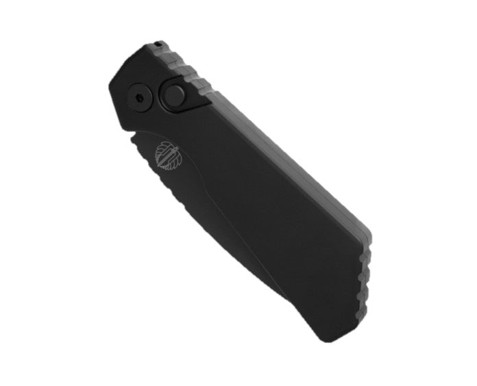 Protech Blade Show 2023 Strider PT+ Auto Smooth Black Handle w/ Black Blade Auto Folding Knife