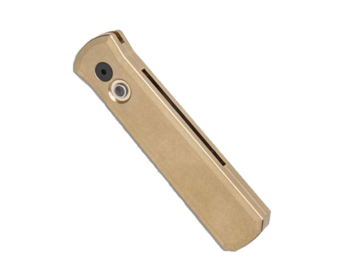 Protech Godson Custom Bronze Black Pearl Button Black Blade Auto Folding Knife
