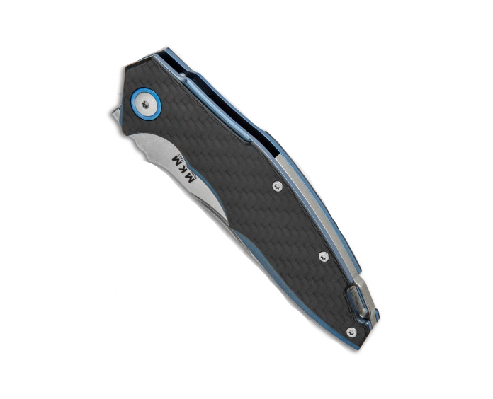 MKM Raut Carbon Fiber Flipper Liner Lock Folding Knife