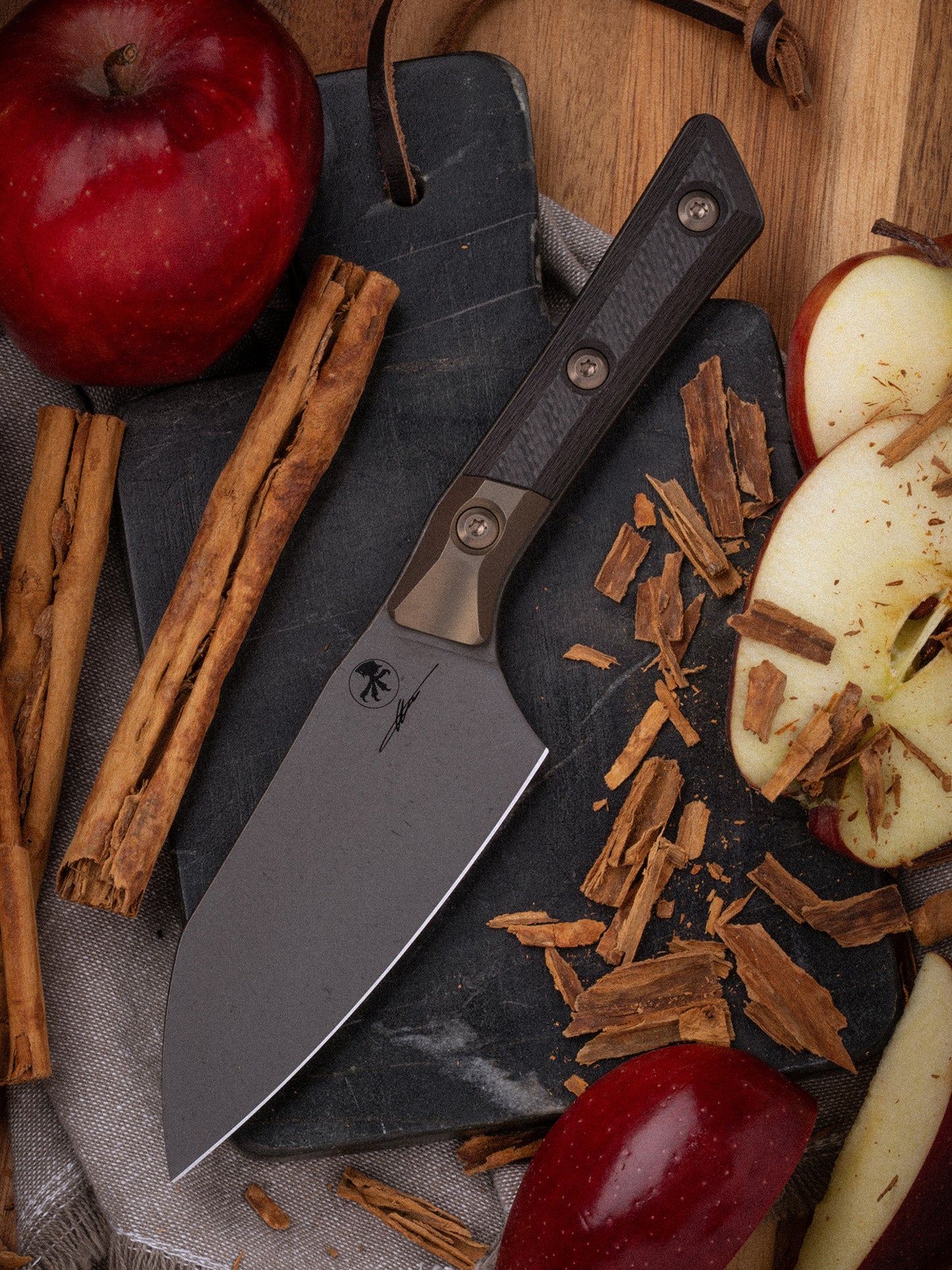 Microtech Santoku 4" Stonewash Kitchen Knife