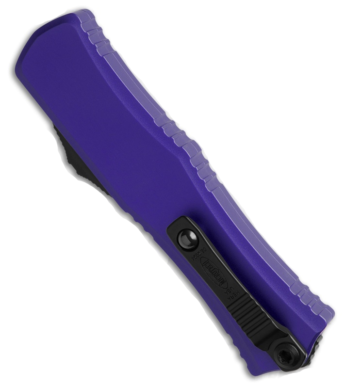 Microtech Hera II Mini S/E Purple Partial Serrated Tactical Out the Front Knife