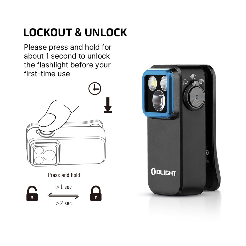 Olight Oclip Pro Clip on Flashlight