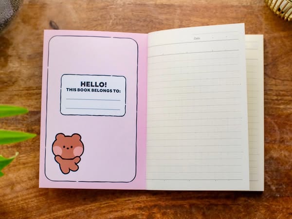 Profolio Oasis Line Friends "MININI" Hello Notebook