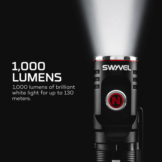 Nebo Swyvel Rechargable 1,000 Lumen Flashlight