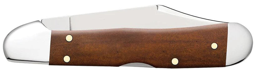 Case Knives Smooth Chestnut Bone Mini CopperLock Folding Knife