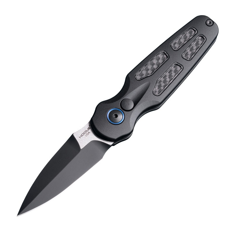 Hogue Ballista II Automatic Knife - Magnacut Bayonet Blade w/ Inlaid Handles