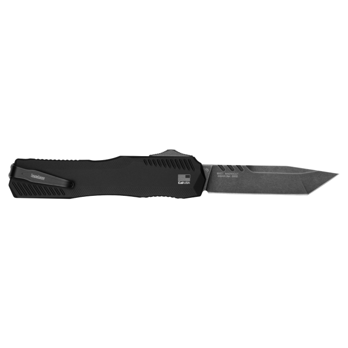 Kershaw Livewire Black Magnacut Tanto Blade Out the Front Knife